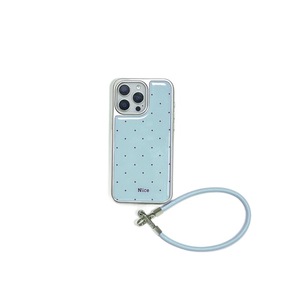 <span class=keywords><strong>Coque</strong></span> de téléphone portable antichoc en TPU premium vert menthe frais <span class=keywords><strong>avec</strong></span> lanière, compatible <span class=keywords><strong>avec</strong></span> les modèles 17 et 16/15, motif pois électroplaqué - Product Image 5