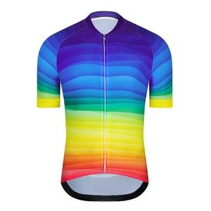 Maillot de cyclisme unisexe à manches courtes, séchage rapide, respirant, personnalisable avec logo, impression par sublimation, pour courses, événements de club, cadeaux - Product Image 3