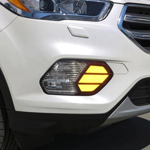 1Set para <span class=keywords><strong>Ford</strong></span> Escape <span class=keywords><strong>Kuga</strong></span> 2016, <span class=keywords><strong>2017</strong></span> de 2018 amarillo relé de señal coche DRL lámpara 12V LED luz del día - Product Image 6