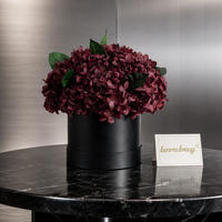 Lovebay – Fleurs d'hortensia stabilisées en gros, en boîte, pour décoration intérieure, centres de table de mariage et cadeaux