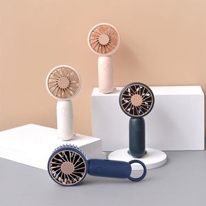Promocional 3 velocidades silencioso pequeño ventilador eléctrico portátil de mano soporte escritorio Usb recargable deportes bolsillo Mini ventilador - Product Image 1