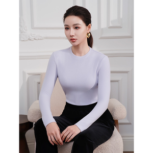 T-shirts de sport pour femmes en gros, automne-hiver, amincissants, course à pied, séchage rapide, hauts de fitness, haute élasticité, yoga respirant - Product Image 1