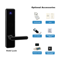Cerradura Inteligente de Alta Gama para Habitaciones de Hotel, con Tarjeta RFID Electrónica y Sistema de Software