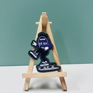 Enchanting PVC Rubber <strong>Patch</strong> 2D <strong>With</strong> <strong>Printing</strong> on Dresses Iron on Backing and Self Adhesive Graceful Symbol - Product Image 3