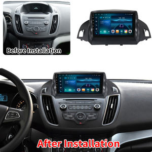 Autoradio Krando 9 pouces pour <span class=keywords><strong>Ford</strong></span> Kuga 2013 - 2016, style d'origine, lecteur DVD de voiture, autoradio Android, CarPlay sans fil, 4G, autoradio - Product Image 1