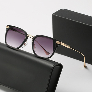 Nuovi Occhiali Punk <span class=keywords><strong>Vintage</strong></span> da Uomo e Donna, Montatura Grande Trendy Crockstar per Miopia, Montatura Completa, Stile Business, con Motivo a Croce Piatto Artistico - Product Image 5