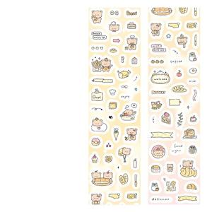 Yujian Eslite Youmeng impermeable lindo dibujos animados Ins estilo Washi Tape fiesta serie UV recubierto adhesivo etiquetas de embalaje - Product Image 5