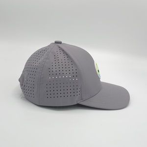 Casquette de golf HS54 de luxe unie avec cordon, perforations laser, 5 panneaux, imperméable, style snapback pour homme - Product Image 2