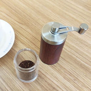 Molinillo de café manual de acero inoxidable, portátil, para uso doméstico, con manivela, para granos de café, estilo simple, WJL-2025040123 - Product Image 2