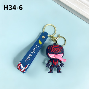 Nuevo superhéroe Venom 3 llavero Deadly <span class=keywords><strong>Guardian</strong></span> llavero pequeño regalo al por mayor bolsa muñeca colgante - Product Image 6