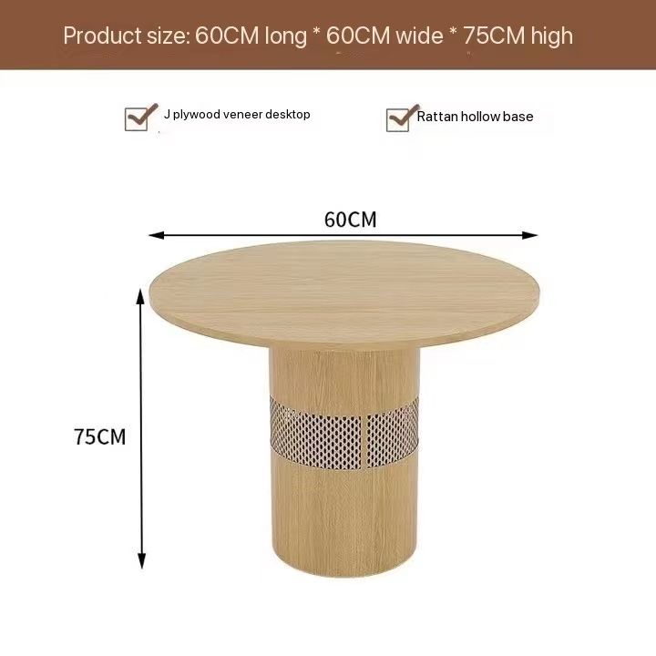 Table ronde 60*60*75cm