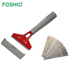 Raspador de Bordes Ligero de 4 Pulgadas con Mango Extensible, Pala de Acero con 10 Cuchillas, Raspador de Carbono - Product Image 6