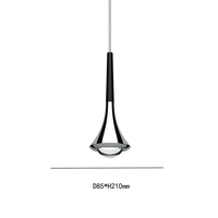 Lustre LED moderne de luxe en forme de vague, luminaire suspendu personnalisable en acier inoxydable et verre pour hall d'hôtel et villa