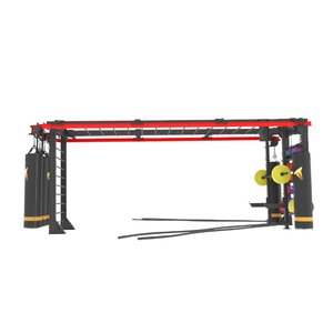 Estante de estación de Crossfit de gimnasio multifuncional con barra de mono, saco de boxeo, almacenamiento de mancuernas, máquina de entrenamiento de boxeo - Product Image 2