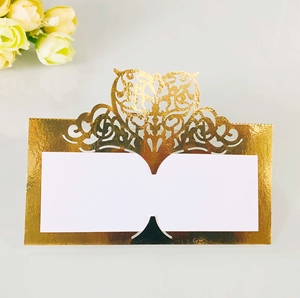 <span class=keywords><strong>Segnaposto</strong></span> a Forma di Cuore, Tagliati al Laser, per Matrimoni, Ricevimenti, Banchetti, Reception, Feste e Allestimenti Tavola - Product Image 5