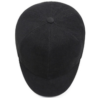 2025 sombrero Ecuestre para exteriores versátil Casual estilo coreano gorra de béisbol de ala corta Duckbill Color sólido moda Unisex