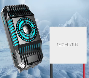 5V2A TEC1-07103 เทอร์โมคูลเลอร์ Peltier 07103 23*23 มม.Vmax 8.4V Imax 3A <span class=keywords><strong>Qmax</strong></span> 25W Tmax 56/60/64C สําหรับโทรศัพท์มือถือคูลเลอร์ - Product Image 4