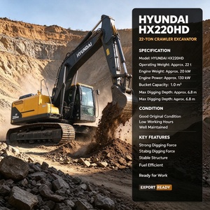 รถขุดฮุนได HX220HD มือสอง ขนาด 22 ตัน สภาพดี ยี่ห้อ Good Health Original ที่เซี่ยงไฮ้ - Product Image 1