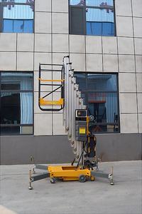 Одноколонный ножничный подъемник из алюминиевого сплава, простой в эксплуатации лифт для розничной торговли, модернизированная модель для одного человека - Product Image 5