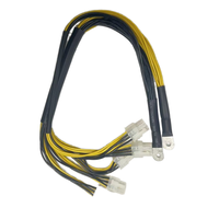 Cable de alimentación de computadora multiinterfaz: cable conector PSU de alto rendimiento con múltiples conectores SATA y Molex