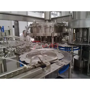 6000BPH Automatic 3 In 1 Rinsing Filling Capping Monoblock Carbonated Water Bottling Machine Carbonated Water Filling Machine