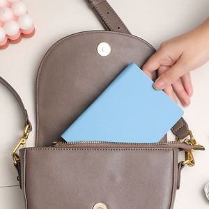 PU Leather <b>Notebook</b> Gift Set with Pen A6 Waterproof Pocket <b>Notebook</b> Lined Blank Grid Paper Customizable Corporate Business Gift - Product Image 4