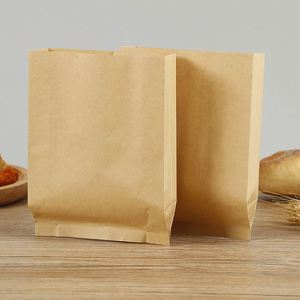 Cheap Custom Printed Factory Price Biodegradable Takeaway Kraft Paper <b>Lunch</b> Food <b>Bag</b> and Paper Salad Takeout <b>Bag</b> - Product Image 1
