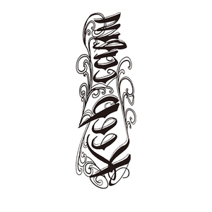 Tatuaje Temporal Personalizado a Prueba <span class=keywords><strong>de</strong></span> Agua para <span class=keywords><strong>Manos</strong></span> y Brazos, Media Manga HB-064 para <span class=keywords><strong>Hombre</strong></span>, Diseño <span class=keywords><strong>de</strong></span> Tatuaje Temporal con la Frase 'Keep Calm' - Product Image 1