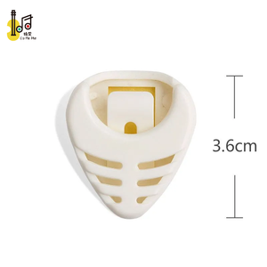 2023 nouvel article instruments de musique <span class=keywords><strong>plastique</strong></span> en forme de coeur coloré facile à coller guitare médiator étui accessoire à vendre - Product Image 4