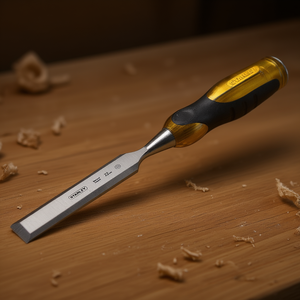 Stanley Wood Chisel 22mm Forged Steel <b>Precision</b> Cutting <b>Tool</b> - Product Image 3