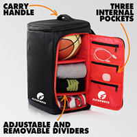Sac de Sport Polochon Premium pour Chaussures, Voyage, Entraînement, Fitness et Gym, Étanche, pour Hommes, avec 3 Séparateurs Réglables