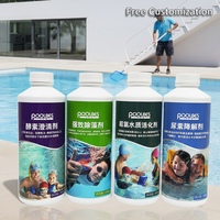 Agent Clarifiant pour Piscine 5 en 1 Liquide Clarifiant pour l'Eau des Piscines