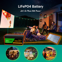 Grade A + 8000 fois 50AH 100AH 280Ah Cellule lithium-ion Lifepo4 12V 24V 48V Pack de système de stockage solaire RV