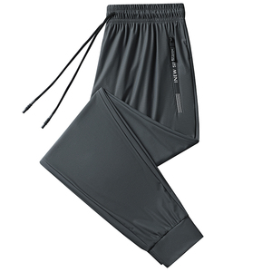 กางเกงวอร์มทรงตรงบุผ้าเบาแบบมีโลโก้สั่งทำพิเศษ กางเกงลำลองผู้ชายแฟชั่นใหม่ปี 2025 สไตล์เกาหลี โจ๊กเกอร์ เทรนด์สปอร์ต - Product Image 3