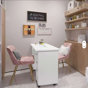 Table de manucure moderne en promotion avec chaise intégrée - Product Image 4