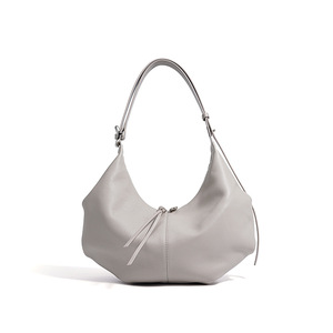 Bolso <span class=keywords><strong>bandolera</strong></span> con cierre de cremallera portátil de alta calidad de piel de vaca de diseño de lujo, bolso de mujer de cuero genuino, bolsos de hombro - Product Image 2