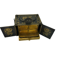 Metal Craft Collectibles China Old Fashion Ornament Good Fortune Imperial Golden Gun Imperial Set