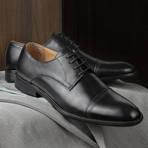 Nouvelles chaussures en cuir pour hommes, style formel trois pièces, idéales pour les entretiens d'embauche et les trajets quotidiens. - Product Image 5