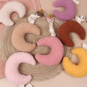 Popular en Instagram: Soporte <span class=keywords><strong>de</strong></span> <span class=keywords><strong>chupete</strong></span> <span class=keywords><strong>de</strong></span> peluche con forma <span class=keywords><strong>de</strong></span> luna, cadenas colgantes <span class=keywords><strong>de</strong></span> acrílico para <span class=keywords><strong>chupete</strong></span>, juguete <span class=keywords><strong>de</strong></span> guardería suave y reconfortante, clip para <span class=keywords><strong>chupete</strong></span>, 0-12 meses - Product Image 1