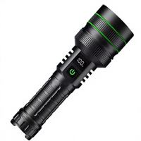 Lampe torche LED OEM en gros avec affichage numérique du pourcentage de la batterie, zoom, mise au point réglable, en alliage d'aluminium, étanche – Fabricant d'équipements