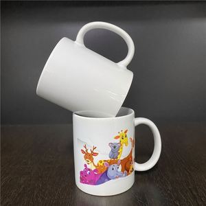 Tazas de Cerámica Blancas de 11 oz (330 ml) para Agua, Cerveza, Café, Leche, Chocolate Caliente, Té Latte y Manualidades - Product Image 4