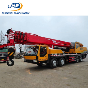 Grue de chantier 50 tonnes en promotion pour levage de charges, fiable avec système hydraulique, composants essentiels : moteur, boîte de vitesses, pompe, PLC - Product Image 3