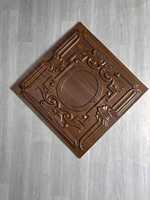 Nouveau design de panneau mural en PVC 3D à texture bois miroir, personnalisable pour les murs et les plafonds, imperméable, ignifuge, résistant à l'humidité, décoration intérieure