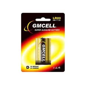 GMCELL 알카라인 배터리 헤비 듀티 UM1 R20 D 크기 1.5v 배터리