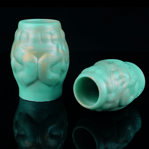 YOCY mâle pénis manches retarder l'éjaculation <span class=keywords><strong>anneau</strong></span> pénien pour couple retarder l'orgasme élargissement jouets sexuels dragon vert préservatif réutilisable - Product Image 3