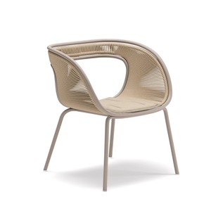 Set <span class=keywords><strong>da</strong></span> Pranzo <span class=keywords><strong>Moderno</strong></span> in Rattan a Tre Pezzi Stile Nordico, Resistente e Impermeabile, per Esterni, Camera <span class=keywords><strong>da</strong></span> Letto, <span class=keywords><strong>Giardino</strong></span> e Soggiorno - Product Image 5