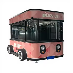 Carrito de Comida Móvil Personalizado, Estilo Vintage, con Radio Antigua, Camión de Comida, Helados, Pizza, Cerveza, Remolque de Comida en Venta - Product Image 1