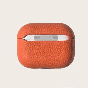 Couverture personnalisée en cuir pleine fleur galet pour étui <span class=keywords><strong>Airpods</strong></span> <span class=keywords><strong>Pro</strong></span> - Product Image 3