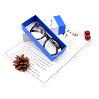 Boîte de rangement pour lunettes de soleil en carton rigide avec tiroir coulissant personnalisé recyclable