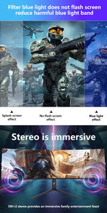 شاشة عرض للألعاب منحنية مقاس 49 بوصة بدقة 4k 5k 75 هرتز 144 هرتز شاشة عرض منحنية فائقة الواسعة للألعاب الإلكترونية - Product Image 6